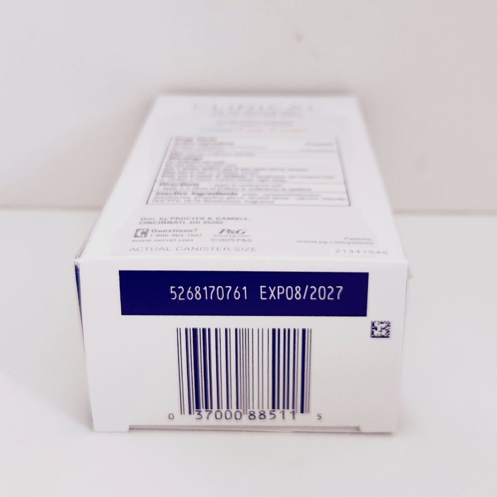 🐢2/$15 Secret Clinical Strength Clear Gel Deodorant Stick Completely Clean - Picture 5 of 16